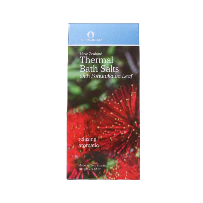 New Zealand Thermal Bath Salts with Pōhutukawa Leaf - 100g