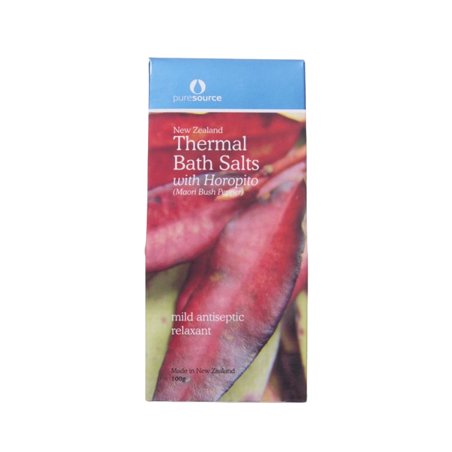 New Zealand Thermal Bath Salts with Horopito - 100g