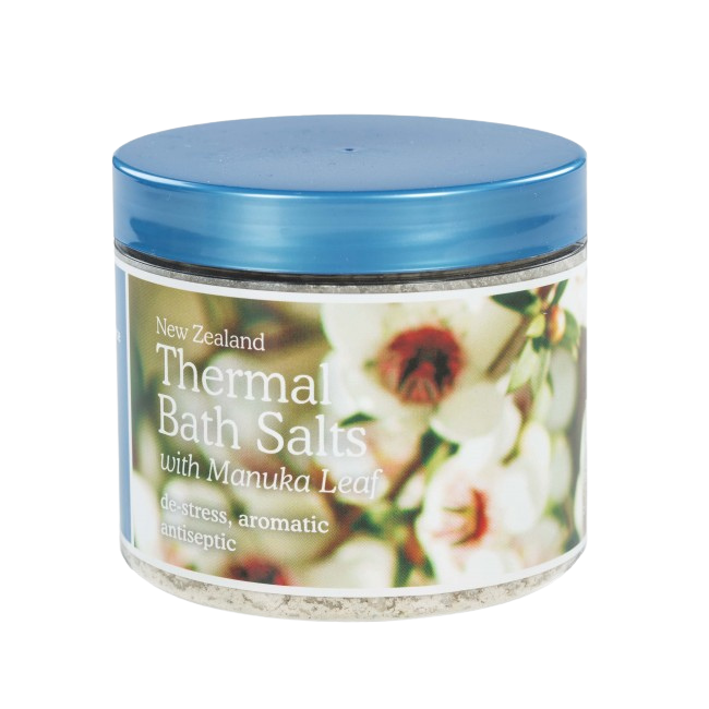 New Zealand Thermal Bath Salts with Manuka Leaf - 500g