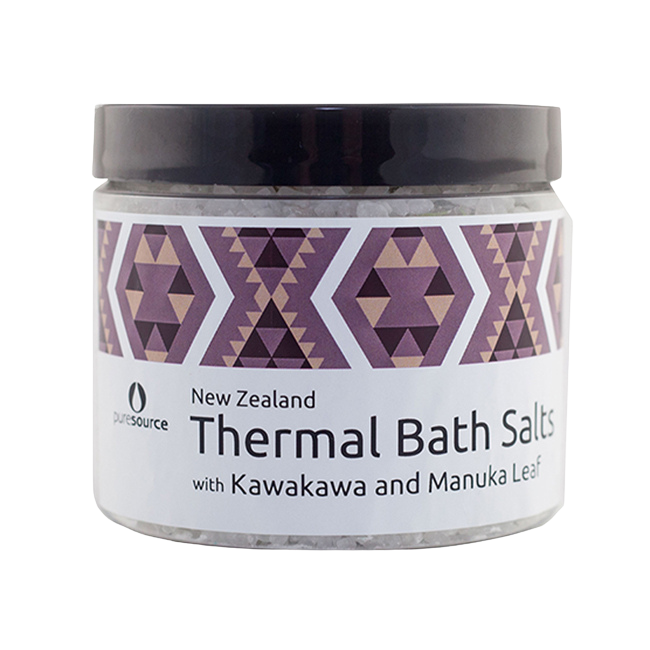 New Zealand Thermal Bath Salts with Kawakawa and Manuka Leaf - (Adrienne Whitewood edition)