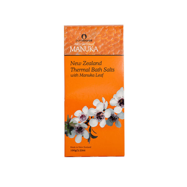 Marvellous Manuka New Zealand Thermal Bath Salts with Manuka Leaf - 100g