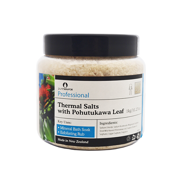 Thermal Salts with Pohutukawa Leaf 1kg