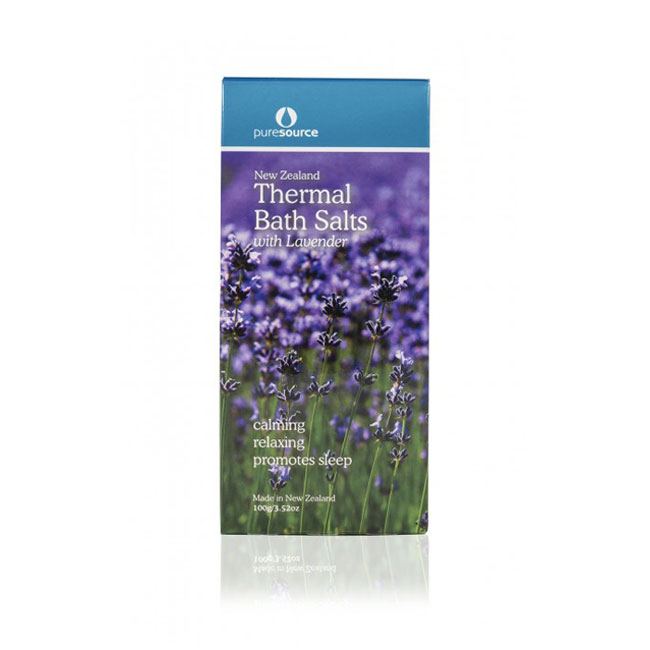 New Zealand Thermal Bath Salts with Lavender - 100g